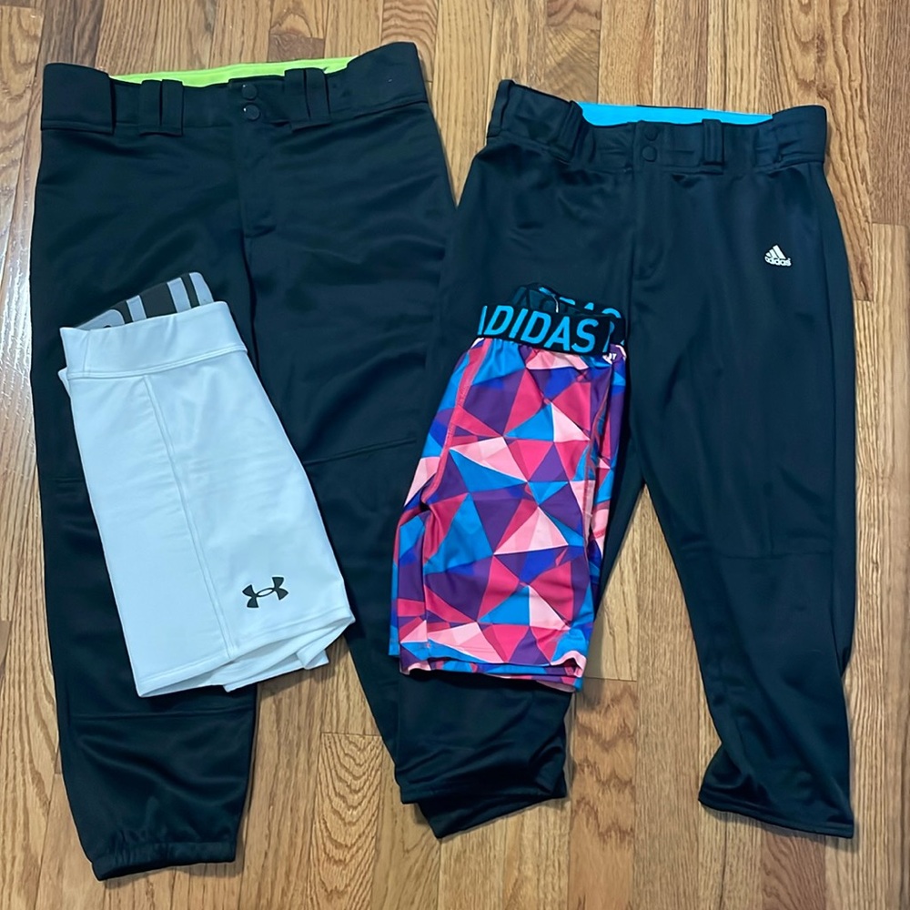 Junior women’s Softball pants and sliding shorts